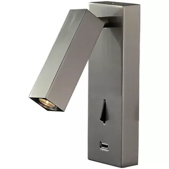 Спот светодиодный для чтения с USB и выключателем Loft It Floadow LOFT2017-N