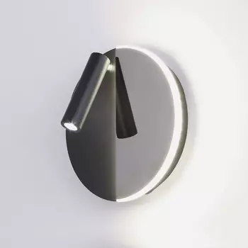 Спот светодиодный для чтения с выключателем 40105/LED Elektrostandard Drom чёрный/чёрный жемчуг