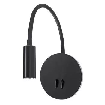 Спот светодиодный для чтения с выключателем Arte Lamp Electra A8231AP-1BK