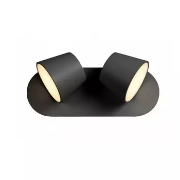 Спот светодиодный W1118-2AS BK iLedex Flexin