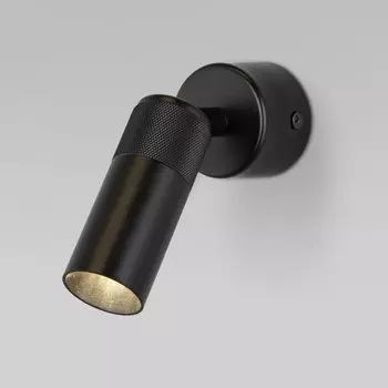 Спот светодиодный для чтения 20097/1 черный Eurosvet Riff LED