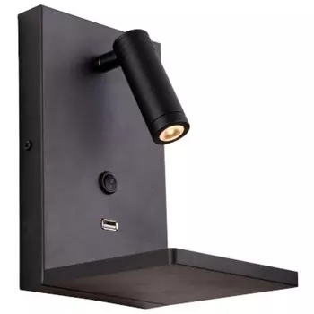 Спот светодиодный с беспроводной зарядкой и USB-портом Lightstar Muro 808527