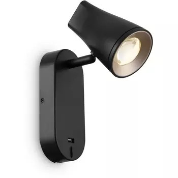 Спот светодиодный с выключателем и USB-портом Freya PointTwo FR10002WL-L6B