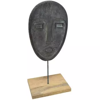 Статуэтка Лицо Eglo Hokuta 427034 L200, B155, H450, алюминий, дерево, цвет зеленая патина