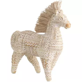 Статуэтка Лошадь Eglo Ishikari 427245 L195, B65, H210, полирезин, коричневый, белый, золотой