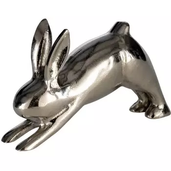 Статуэтка Заяц Eglo Vohilava 427292 L200, B50, H120, алюминий, цвет никель