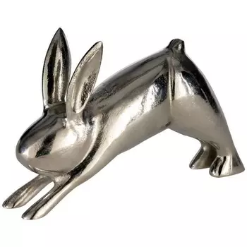 Статуэтка Заяц Eglo Vohilava 427294 L280, B75, H180, алюминий, цвет никель
