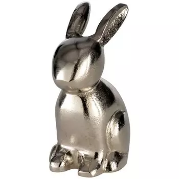 Статуэтка Заяц Eglo Vohilava 427312 L100, B65, H130, алюминий, цвет никель