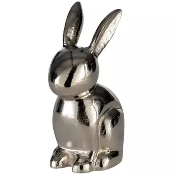 Статуэтка Заяц Eglo Vohilava 427314 L100, B80, H175, алюминий, цвет никель
