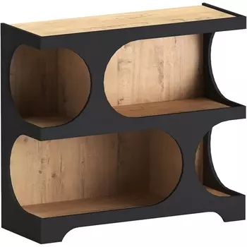 Стеллаж Calista ОГОГО Обстановочка! (ЛДСП,МДФ/Черный) арт.907475