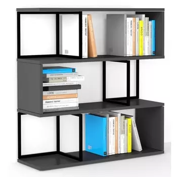 Стеллаж City ST 880 графит R-Home арт.401054103h