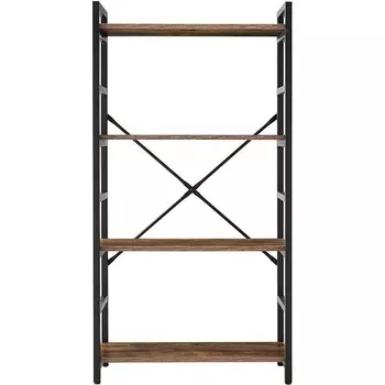 Стеллаж ESF S04/МДФ,Металл