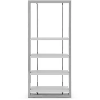 Стеллаж Garda Decor 58DB-27071 (Хром/Белый)