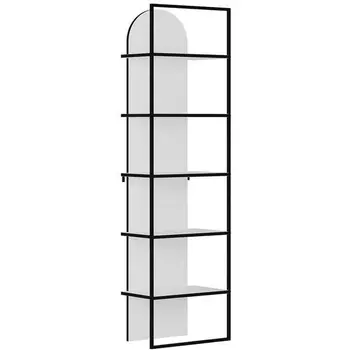 Стеллаж прямой ARCHY BOOKCASE LEVE (ЛДСП/Белый) арт.LEV01139