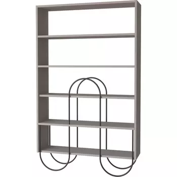 Стеллаж прямой NORFOLK BOOKCASE LEVE (ЛДСП,Металл/Черный,Бежевый) арт.LEV00664