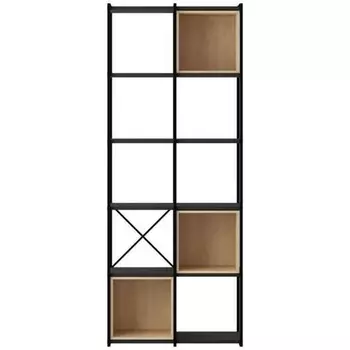 Стеллаж прямой VALE MIDI BOOKCASE LEVE (Черный) арт.LEV01099