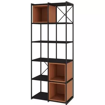 Стеллаж прямой VALE MIDI BOOKCASE LEVE (Металл/Черный) арт.LEV01147