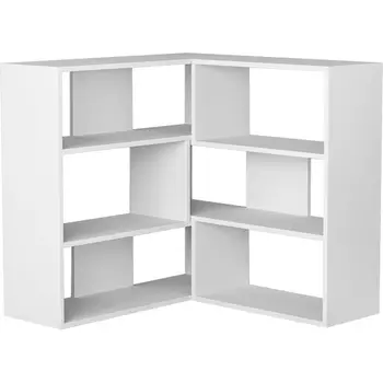 Стеллаж Прямые MOLLY BOOKCASE NO.3 (ЛДСП/Белый) LEVE