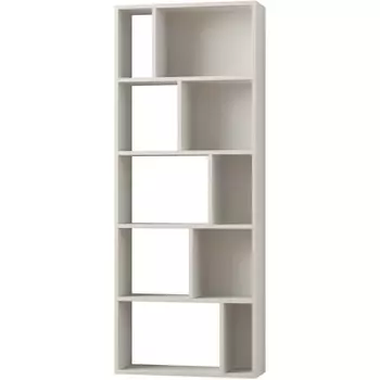Стеллаж Прямые ONDA BOOKCASE (ЛДСП/Белый) LEVE