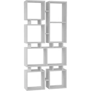 Стеллаж Прямые RAIL BOOKCASE NO.1 (ЛДСП/Белый) LEVE