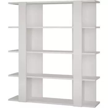 Стеллаж Прямые TITA BOOKCASE (ЛДСП/Белый) LEVE