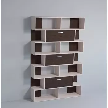 Стеллаж Удобный УС-4 светлый/темный, 101482 МАМА