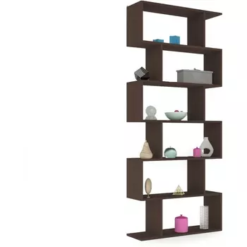 Стеллаж Удобный УС-6, Венге темный, 101066 МАМА