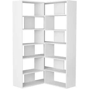 Стеллаж Угловые MOLLY BOOKCASE NO.4 (ЛДСП/Белый) LEVE