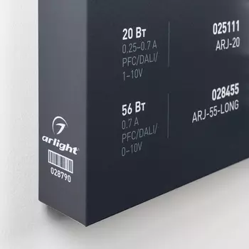 Стенд Блоки Питания ARP-E14-1760x600mm (DB 3мм, пленка) (Arlight, -) 028790(1)