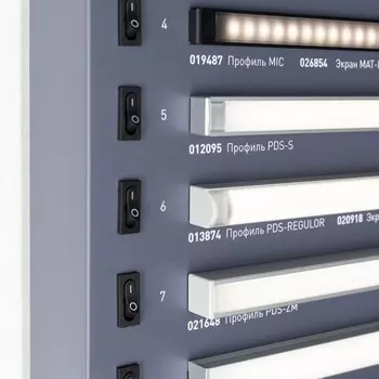 Стенд Профиль накладной ARL-1100x600mm-01 (DB 3мм, пленка, лого) (Arlight, -) 000995(1)