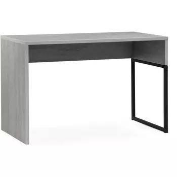 Стол 115х60 бетон / черный матовый Woodville Ниа 517342