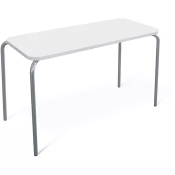 Стол 120/50 белый/хром лак Sheffilton SHT-T35 7478573501