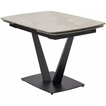 Стол ALATRI 120 GLOSS AMBER JADE SOLID CERAMIC / BLACK, ®DISAUR M-City