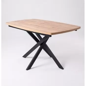 Стол АРАМИС 135 Дуб Канзас / Черный М-City 494М005614 M-City