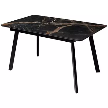 Стол МЕЙДЖИК, стекло/ ЧЕРНЫЙ M-City АРУБА 480M04384