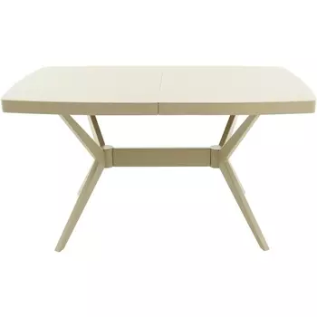 Стол Аврора Оскар 2М Glass 140, Капучино