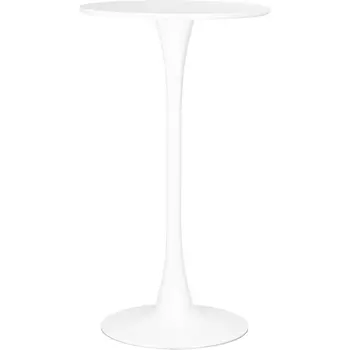 Стол барный MIA BAR Dobrin (белая столешница, белое основание)