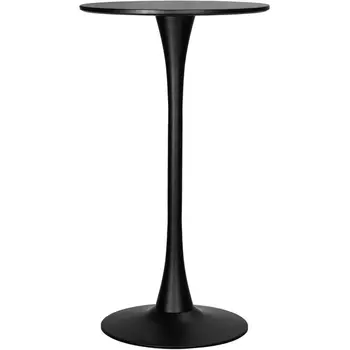 Стол барный MIA BAR Dobrin (черная столешница, черное основание)