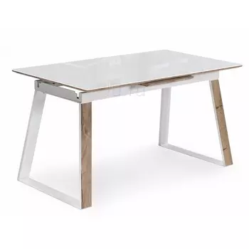 стол белый / дуб Woodville Авлида 462390