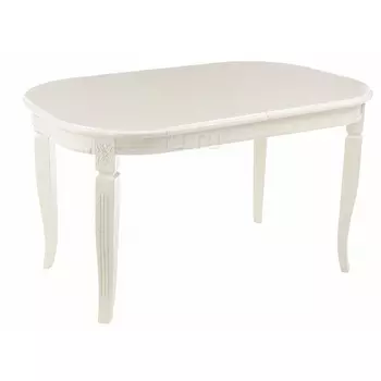 Стол Woodville Romeo молочный без патины 438338