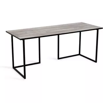 Стол Board 1400x500 (Массив бука/Серый) ОГОГО Обстановочка!