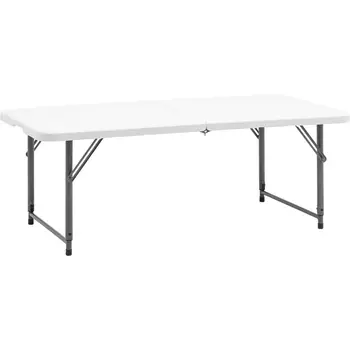 Стол-чемодан складной Stool Group 122*61*74 см с регулировкой высоты серый арт.УТ000040164