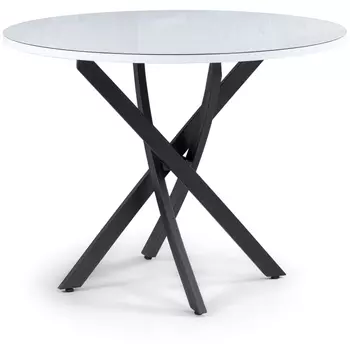 Стол черный / белый Woodville Лауриц 504212