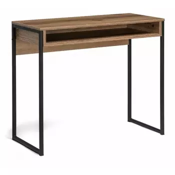 Письменный стол Notta Лео Лофт черный матовый / дуб делано темный 489680