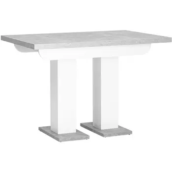 Стол Clyde 110-168*75 бетон/белый (Stool Group)