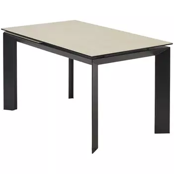 Стол CREMONA 180 TL-142, испанская керамика / черный каркас, ®DISAUR M-City