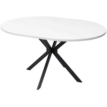 Стол D110 раскладной Мрамор Леванто / черный каркас M-City Вега 464M04504