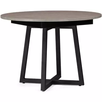 Деревянный стол Woodville Регна черный / бежевый 504218