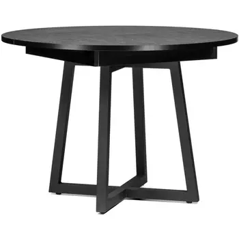 Деревянный стол Woodville Регна 1000 черный 504220