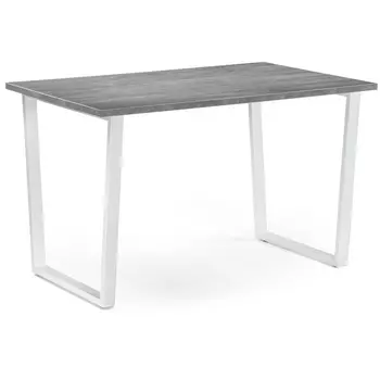 Стол Notta Лота Лофт 140 25 мм белый матовый / бетон 489653